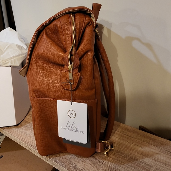 CleverMade Lily Diaper Bag Backpack - Picture 4 of 7